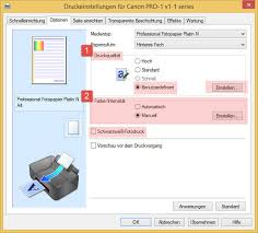 When printing large data such as a photo or graphics, it may take longer to start printing. Canon Drucker Anleitung Deaktivieren Des Farbmanagements