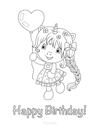 915 x 1321 png 650 кб. 55 Best Happy Birthday Coloring Pages Free Printable Pdfs