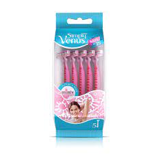 With a plucking speed that's faster than tweezers, it removes four times shorter hairs than wax. Gillette Simply Venus Hair Removal Razor Pack Of 5 Biggbull