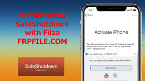 Install Safeshutdown With Filza Avoid Hang On Logo When Restart Device After Bypass Icloud Youtube