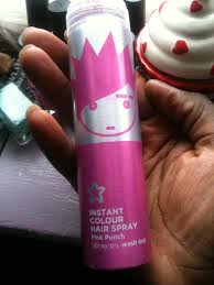 With nutrisse nourished hair means better colour. Beauty Review Superdrugs Instant Colour Hairspray Pink Punch Love By Leah