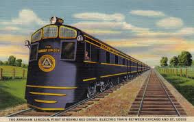 Early E Unit The Abraham Lincoln Alton Rr 1939 Early E Unit Wikipedia Emd Participated In The Construction Of Motorized Railcars Train Electric Train Alton