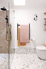 My Bathroom Renovation It S All About Terrazzo And Moroccan Tiles We Are Scout Bathroom Interior Design Bathroom Interior Bathroom Renovation