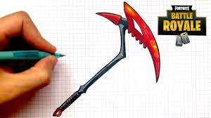 Dessin Facile Pioche Inferno Fortnite Youtube