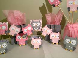 Owl Baby Shower Decorations Package Owl Baby Shower Pink White Grey Baby Girl Decor Pink Owl Baby Shower Owl Baby Shower Decorations Owl Baby Shower Theme