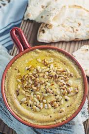 Toasting pine nuts in the oven is also easy and will give you more even browning than the skillet method. Baked Hummus With Toasted Pine Nuts Little Figgy Food