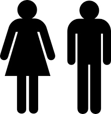 Male and female bathroom symbols. Public Toilet Bathroom Woman Female Male And Female Toilet Signs Clipart Full Size Clipart 5798922 Pinclipart