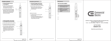 A voltage tester is a simple device that checks for electrical current. Https Www Manualshelf Com Manual Commercial Electric Ms8904 Instructions Assembly English Page 2 Html
