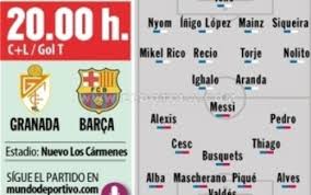وفي الجولة 32 ، تغلب الفريق الكتالوني على مضيفه كورنيلا بهدفين مقابل صفر. ØªØ´ÙƒÙŠÙ„Ø© Ø¨Ø±Ø´Ù„ÙˆÙ†Ø© Ø§Ù„Ù…ØªÙˆÙ‚Ø¹Ø© Ø£Ù…Ø§Ù… ØºØ±Ù†Ø§Ø·Ø©