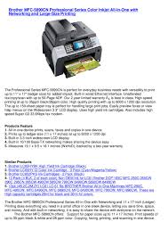 Windows 10, windows 8.1, windows 7, windows vista, windows xp Brother Mfc 5890cn Professional Series Color Inkjet All In One With Networking And Large Size Printi By Wide Screen Monitors Issuu