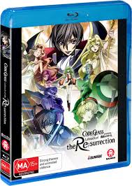 Lelouch of the resurrection on facebook. Code Geass Lelouch Of The Re Surrection Blu Ray Blu Ray Madman Entertainment