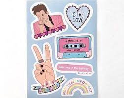 Harry Styles Sticker Durable Vinyl Laptop Sticker Record Player Sticker From The Dining Table Hand Sticker Cute Stickers Harry Styles