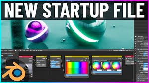 New Startup File For Blender 2 81 Free Download Youtube In 2020 Start Up Blender Free Download