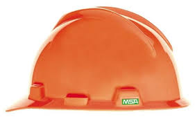 Large Msa V Gard Hard Hat W Ratchet Suspension