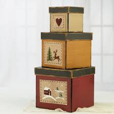 We did not find results for: Primitive Wintry Christmas Nesting Box Set Decorative Accents Primitive Decor Factory Direct Craft