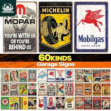 Maybe you would like to learn more about one of these? 60 Kinds Of Garage Vintage Tin Signs Retro Metal Signs Garage Gas Station Tire Shop Bar Pub Wall Decor 8 12 Wish