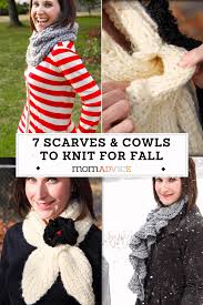 From oversized and bulky to trim and fitted, the knitted cowl encompasses a lot of different styles. How To Knit A Scarf For Fall Free Scarf And Cowl Knitting Patterns Momadvice