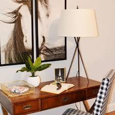 How To Stage A Home Office With Oversized Horse Prints Checkered Office Chair Olive Opal Interiors Home Staging Horse Print Decor