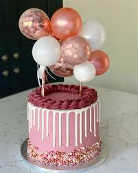 Rose Gold 12th Birthday Cake Designs Raj Bhandal On Instagram Why Have One Balloon I Love This Cloud Of Rose Gold Balloons I K Balloon Birthday Cakes 13 Birthday Cake Birthday Cake Toppers