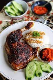Ayam Bakar Indonesian Grilled Chicken Food Malay Food Grilled Chicken