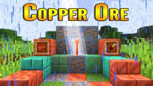 Each block of copper ore that you mine will drop 2 or 3 raw copper, which you can smelt into copper ingots in a furnace. Minecraft Copper Ore And Lightning Rod Showcase Minecraft 1 17 Cave And Cliffs Update