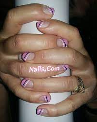 Nele Acrylic Gel French Overlays Acrylic Gel Nails Nail Art