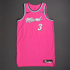 The miami heat will officially debut their highly anticipated miami vice jerseys tonight in front of a home crowd at the american airlines arena where they take on the sacramento kings. Nba Miami Heat Pink Jersey Fd8281