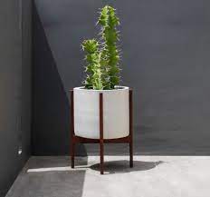 Check out the modernica case study daybed in daybeds & indoor chaises, furniture from hive modern for 1698.00. Case Study Ceramics Large Cylinder Planter With Wood Stand By Modernica At Calgary S Kit Interior Objects