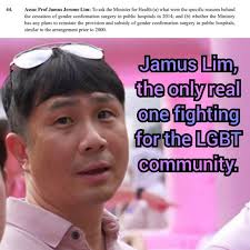 Jamus Lim asked whether government can reinstate and subsidize gender  confirmation surgery : r/SingaporeRaw