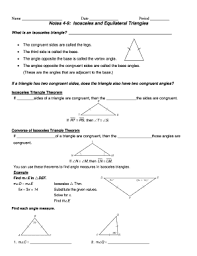 In the familiar euclidean geometry, an equilateral triangle is also equiangular; Triangle Equilateral