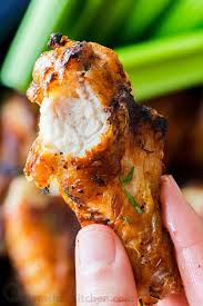 You don't deep fry frozen chicken wings, girl. Air Fryer Chicken Wings Extra Crispy Natashaskitchen Com