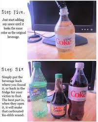 The best and worst jokes, lies and misinformation circulating today hot tea tap. And Soy Sauce And Sprite Combine To Make The Most Vile Diet Coke Of All Time Good Pranks Funny April Fools Pranks April Fools Pranks
