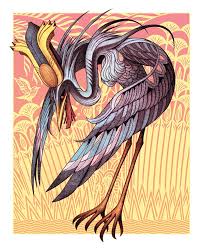 Maybe you would like to learn more about one of these? Bennu Illustration Mythology Edkwong Pattern Mademythos Bird Crane Egyptian Creature Egypt Art Ancient Egypt Art Ancient Egypt Gods