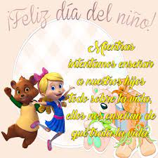 Con ellas vas a poder decirle a tus niños lo mucho que los quieres y vas a poder desearle cosas lindas para su vida. Imagenes Animadas Con Frases Para El Dia Del Nino