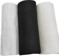 Filtration Polyester Long Fiber Needle Punched Nonwoven Geotextile White  Black