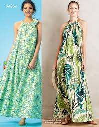 K4057 Maxi Dress Pattern Sewing Maxi Dress Pattern Diy Maxi Dress