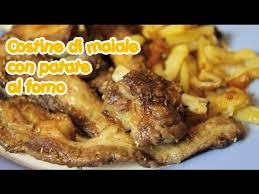 Disponete la carne sopra le patate senza aggiungere olio. Costine Di Maiale Con Patate Al Forno Baked Pork Ribs With Potatoes Sub Eng Youtube