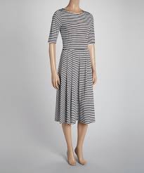 Black And White Striped Midi Dress Black White Stripe Midi Dress Black White Stripes Striped Midi Dress Womens Midi Dresses