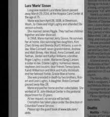 Obituary for Lura Marie Sisson