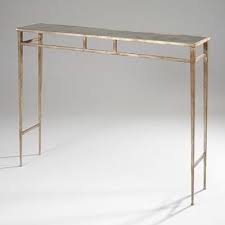 Vaughan Lighting Silver Gilt Thin Console Table Console Table End Tables Living Room Inspiration
