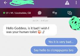 For instance, if you're looking for someone who's not separated, but truly divorced, say so. Just Logged Onto A Dating App And This Is One Of The First Messages Its Not The Creepiest I Know But Still Just Wtf Creepypms