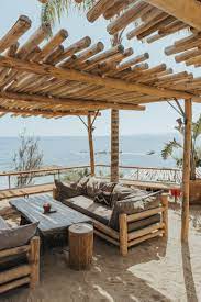 Beginner S Mykonos Travel Guide Patio Garden Design Pergola Beach Lounge