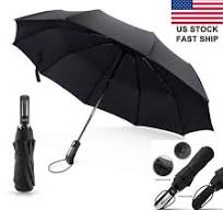 Automatic Umbrella Anti-UV Sun/Rain Windproof 3 Folding ...
