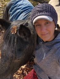 Went out for a run, cuddled with Blue instead 🐴🍁✨