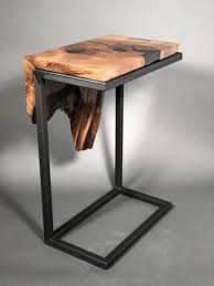 Live Edge Resin Waterfall Side Tables Sold In 2020 Side Table Wood Side Table Furniture Side Tables