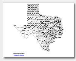 Though 10 percent beyond than france and about alert as ample as germany or japan, it ranks alone 27th common amidst country subdivisions by size. Printable Texas Maps State Outline County Cities