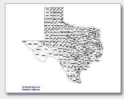 The county map of texas is divided into 254 counties more than any other u.s. Printable Texas Maps State Outline County Cities