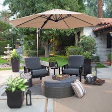 Coral Coast 11 Ft Aluminum Lighted Offset Umbrella Base 360 Rotation With Ho Www Hayneedle C Offset Patio Umbrella Best Patio Umbrella Patio Umbrella