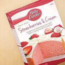 Preheat your oven to 180°c (160°c for fan assisted ovens) / gas mark 4. Strawberry Cake Mix Cookies Betty Crocker Strawberry Cake Mix Betty Crocker Cake Mix Cake Mix Cookies
