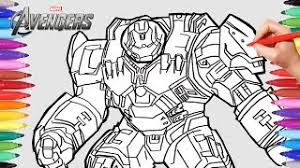 Lego cool hulkbuster coloring pages. The Avengers Hulkbuster Iron Man Superheroes Coloring Pages Hulkbuster Avengers Coloring Book Youtube
